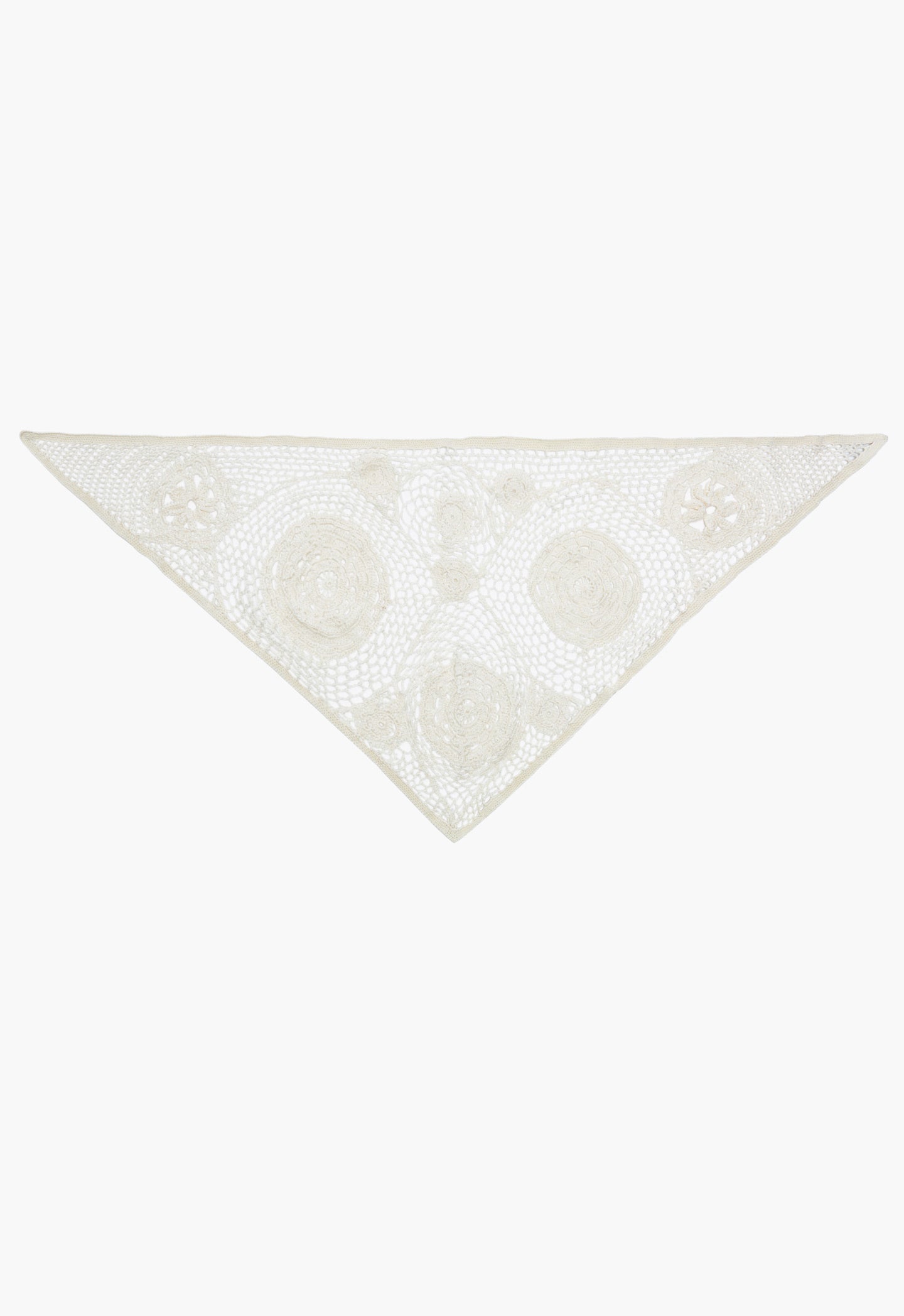 Crochet Scarf in Cream