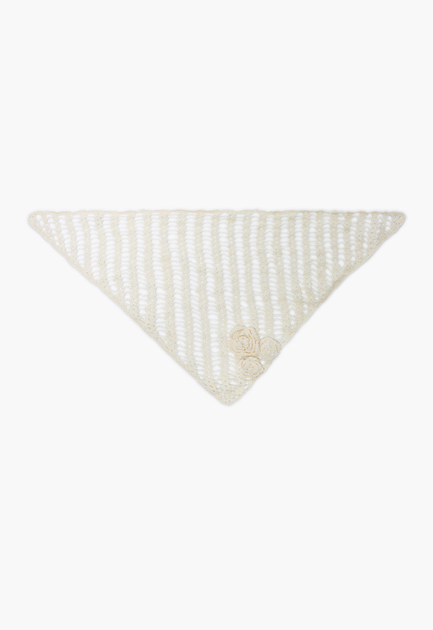Crochet Bandana in Cream