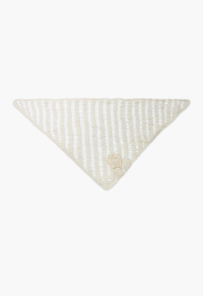 Crochet Bandana in Cream
