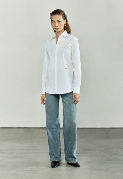 The Boyfriend in White Poplin