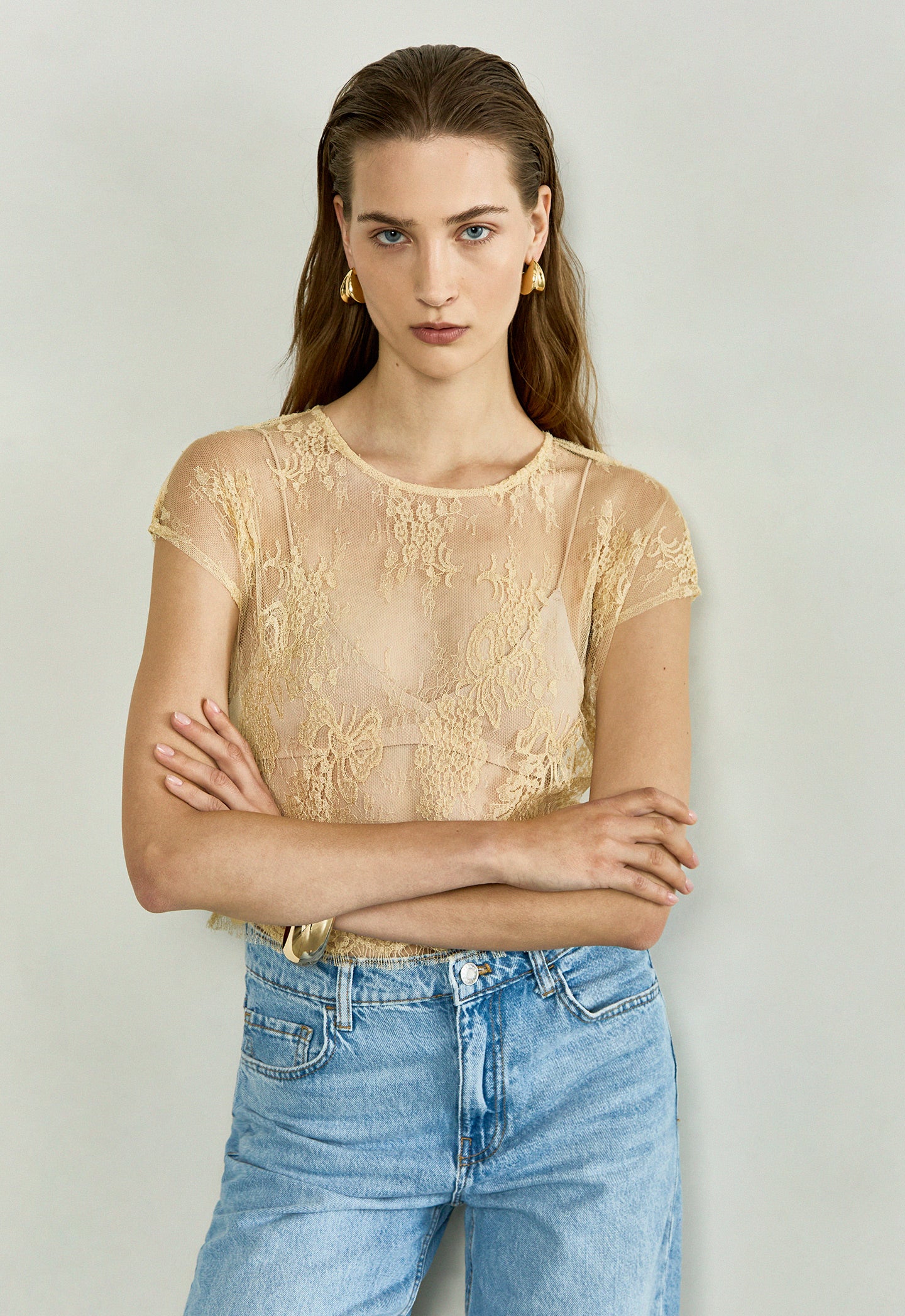 Marie Top in Golden Yellow