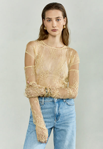Marie Gloves in Golden Yellow