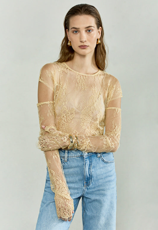 Marie Gloves in Golden Yellow