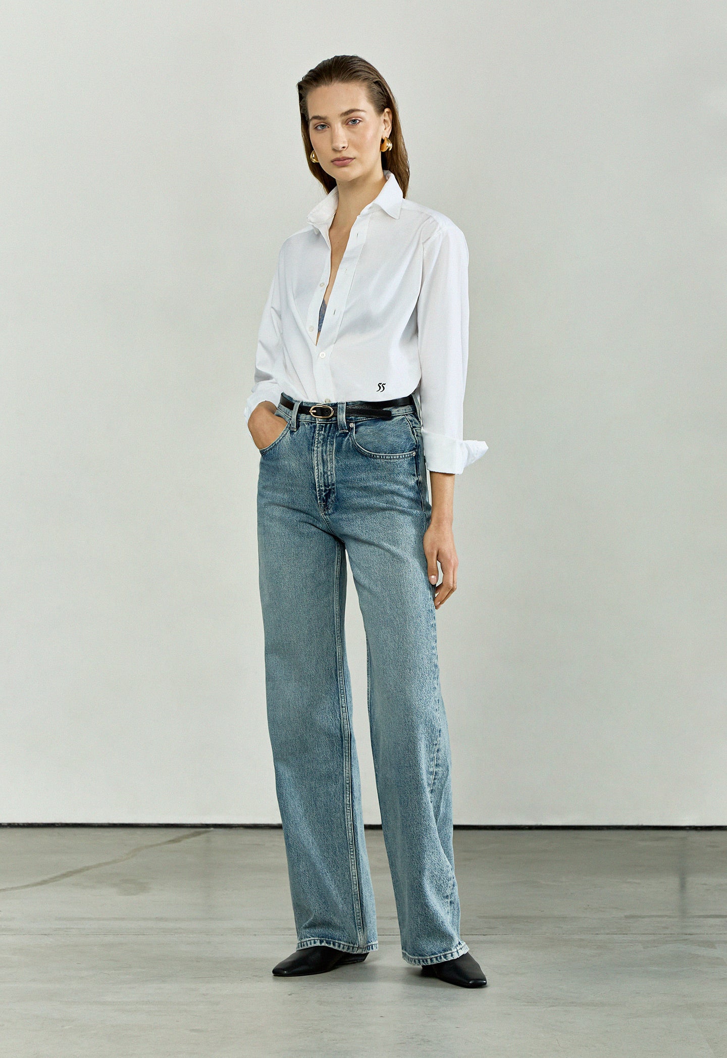 The Boyfriend in White Poplin