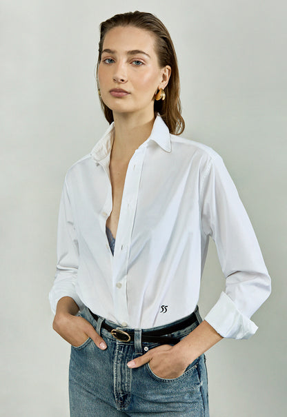 The Boyfriend in White Poplin