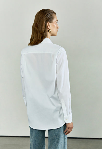 The Boyfriend in White Poplin