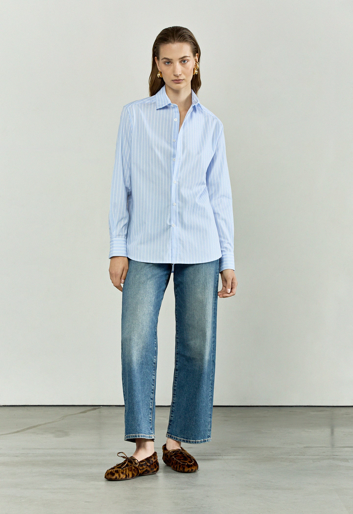 The Boyfriend in Baby Blue Stripes