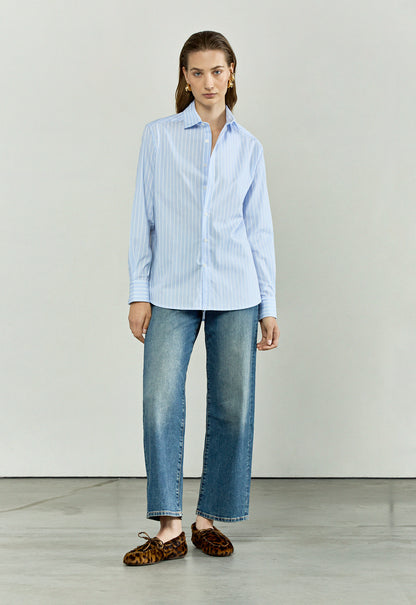 The Boyfriend in Baby Blue Stripes