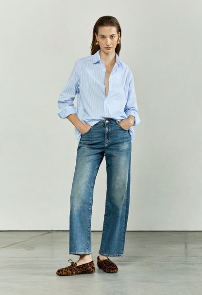 The Boyfriend in Baby Blue Stripes